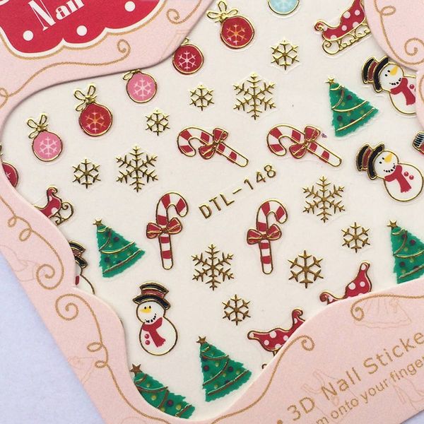 water transfer nails art sticker merry christmas 3d golden elements nail wrap sticker tips stickers for nails, Black
water transfer nails art sticker merry christmas 3d golden elements nail wrap sticker tips stickers for nails, Black
