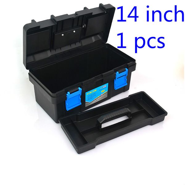 1 pcs 14 inch black plastic tool box multifunctional household maintenance tool box reinforced vehicle mounted storage
1 pcs 14 inch black plastic tool box multifunctional household maintenance tool box reinforced vehicle mounted storage