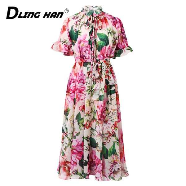dlinghan vintage print elastic waist chiffon dress elegant flare sleeve o-neck vacation dresses summer women's new, Black;gray
dlinghan vintage print elastic waist chiffon dress elegant flare sleeve o-neck vacation dresses summer women's new, Black;gray