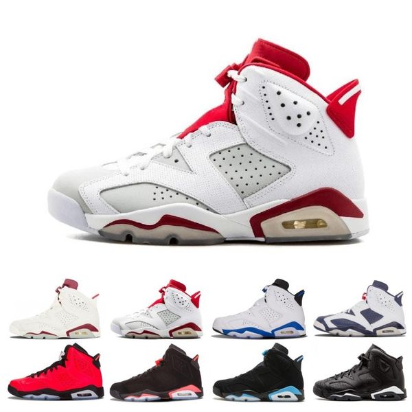 Classic Men 6 6s Basketball Shoes UNC Sport Blue Black Cat White Infrared Angrybull Maroon Mens Trainer Sports Sneakers Size 7-13
Classic Men 6 6s Basketball Shoes UNC Sport Blue Black Cat White Infrared Angrybull Maroon Mens Trainer Sports Sneakers Size 7-13