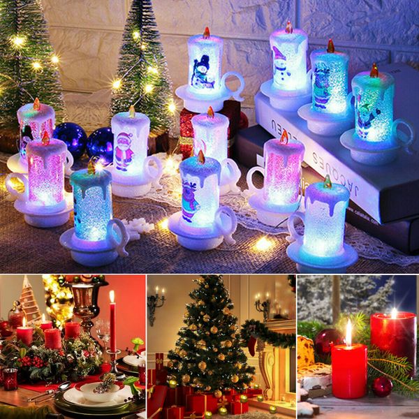 1pc led candle colour changing flickering light up glitter ornament santa claus night light xmas decor new years
1pc led candle colour changing flickering light up glitter ornament santa claus night light xmas decor new years