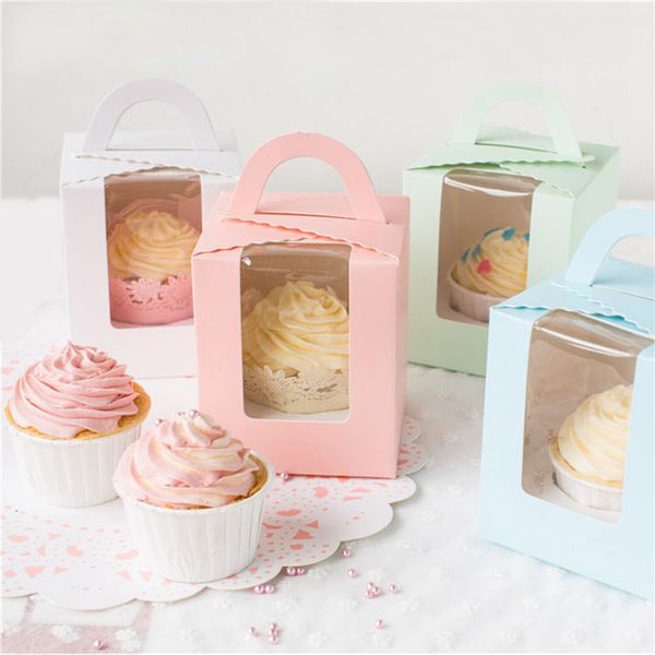 20pcs 9.5*9.5*11cm gift cupcake box with handle wedding favors cake box and packaging cupcakes packaging
20pcs 9.5*9.5*11cm gift cupcake box with handle wedding favors cake box and packaging cupcakes packaging