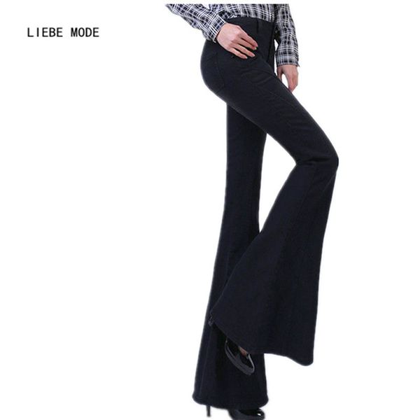 women's jeans womens slim boot flare bell bottom wide leg denim pants for women push up black high waist taille haute femme, Blue
women's jeans womens slim boot flare bell bottom wide leg denim pants for women push up black high waist taille haute femme, Blue