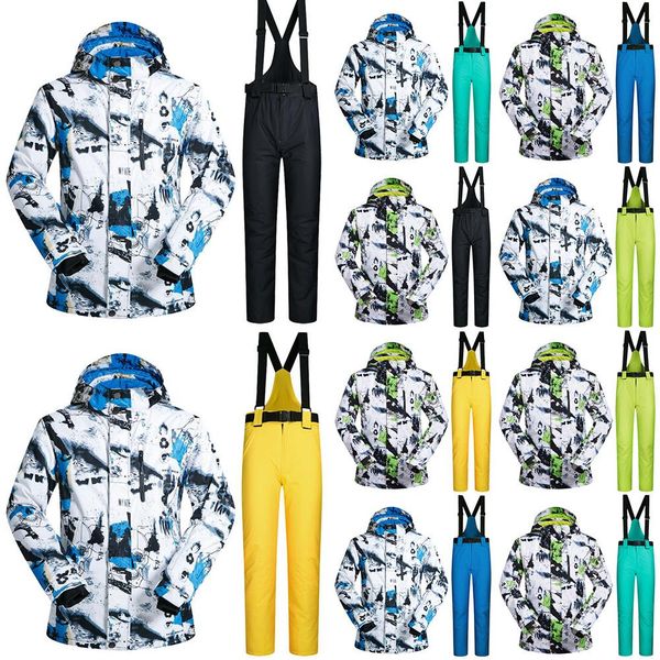 thick warm ski suit men waterproof windproof skiing and snowboarding jacket pants set male snow costumes outdoor wear ski jacket
thick warm ski suit men waterproof windproof skiing and snowboarding jacket pants set male snow costumes outdoor wear ski jacket