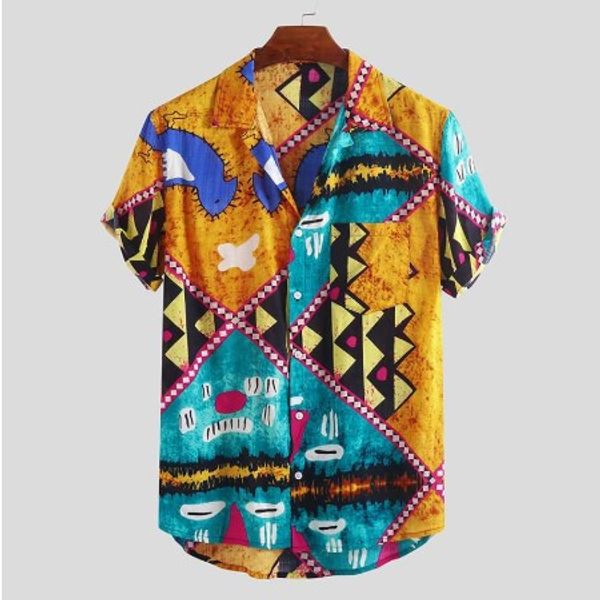 summer fashion printing men shirt short sleeve pockets lapel neck button casual shirts new style chemise basic hawaiian blouse, White;black
summer fashion printing men shirt short sleeve pockets lapel neck button casual shirts new style chemise basic hawaiian blouse, White;black