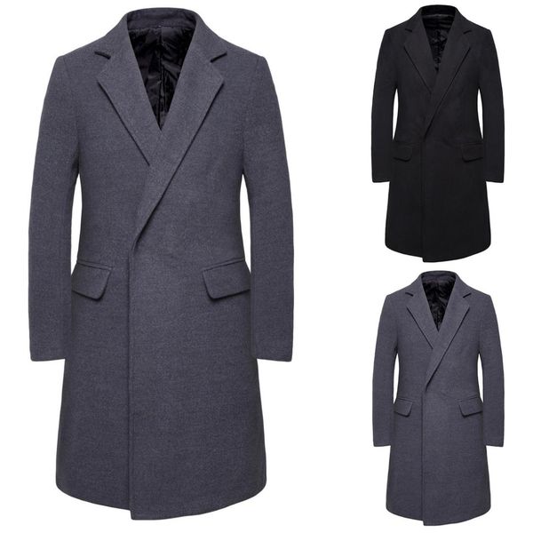 korean business men's coat mandarin collar long sleeve winter coat men black grey overcoat men casual long jacket abrigo hombre
korean business men's coat mandarin collar long sleeve winter coat men black grey overcoat men casual long jacket abrigo hombre