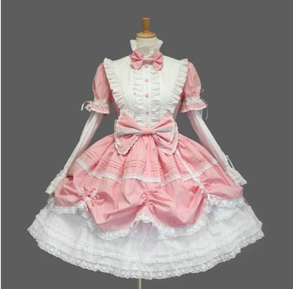 элегантная женщина дамы косплей лолита платье принцессы, Black;red 
элегантная женщина дамы косплей лолита платье принцессы, Black;red