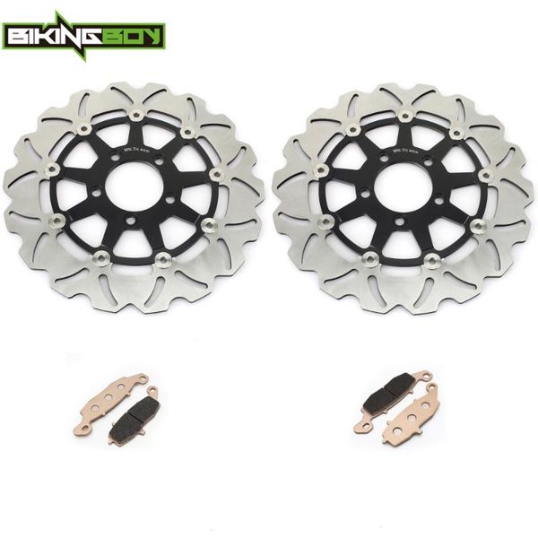 bikingboy front brake discs disks rotors pads for klv 1000 04 05 2004 2005 1000 a1h a2h 04 05 2004 2005
bikingboy front brake discs disks rotors pads for klv 1000 04 05 2004 2005 1000 a1h a2h 04 05 2004 2005