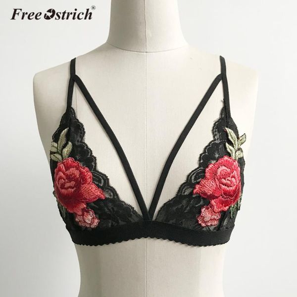 bras ostrich women lace embroidered appliques floral bralette bustier strappy unpadded bra 30, Red;black
bras ostrich women lace embroidered appliques floral bralette bustier strappy unpadded bra 30, Red;black