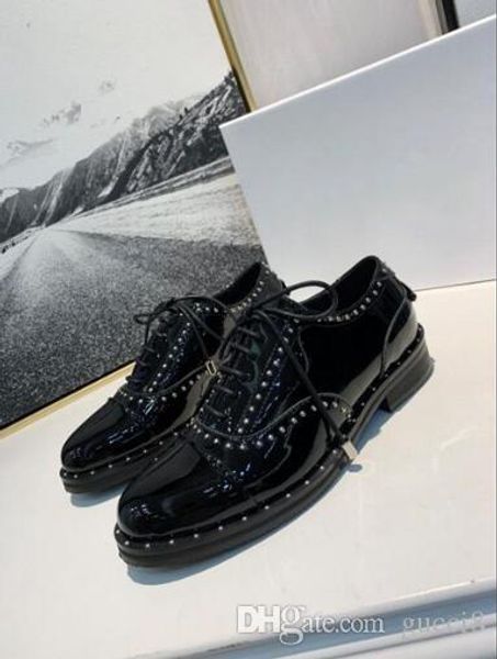 spike rivet womens oxfords patent leather black lady formal business shoes flat bottom
spike rivet womens oxfords patent leather black lady formal business shoes flat bottom