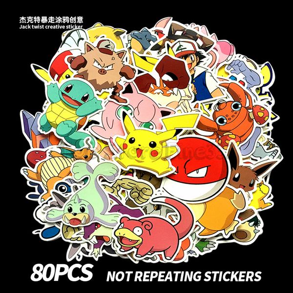 pokemons 80pcs/lot waterproof cartoon stickers pvc movie accessories pikachu elf diy stickers on the car motorcycle luggage lapbike
pokemons 80pcs/lot waterproof cartoon stickers pvc movie accessories pikachu elf diy stickers on the car motorcycle luggage lapbike