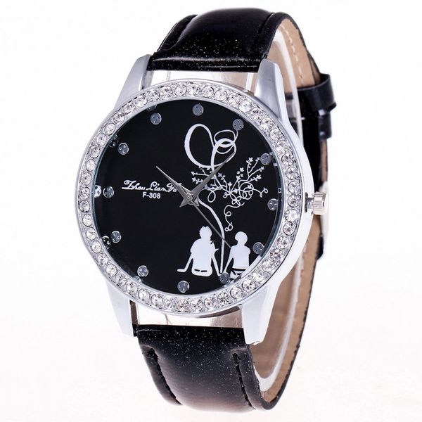 fashion women watches montre femme durable pu leather luxury diamond watch quartz watch erkek kol saati, Slivery;brown
fashion women watches montre femme durable pu leather luxury diamond watch quartz watch erkek kol saati, Slivery;brown