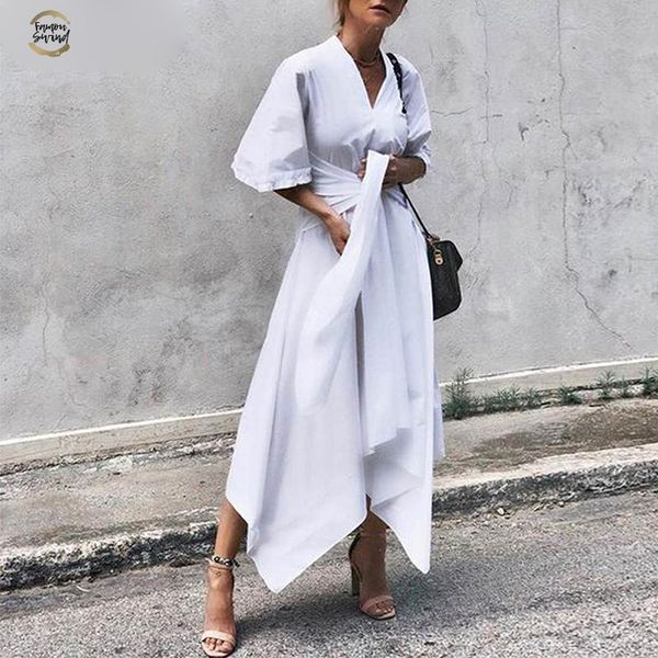 fashion 2019 summer dress vintage long maxi dress women short sleeve v neck asymmetrical high waist party vestidos, Black;gray
fashion 2019 summer dress vintage long maxi dress women short sleeve v neck asymmetrical high waist party vestidos, Black;gray