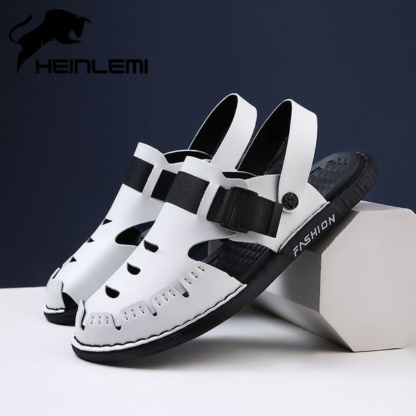 heinlemi designers hard-wearing classic man shoes cozy mens sandals summer stylish men shoes leather sandalia masculina, Black
heinlemi designers hard-wearing classic man shoes cozy mens sandals summer stylish men shoes leather sandalia masculina, Black