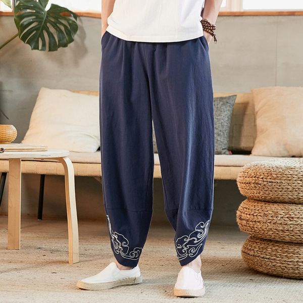 2020 spring summer loose casual linen pants men elastic waist ankle-length harem trousers men sweatpants street wear plus xxxxxl, Black
2020 spring summer loose casual linen pants men elastic waist ankle-length harem trousers men sweatpants street wear plus xxxxxl, Black