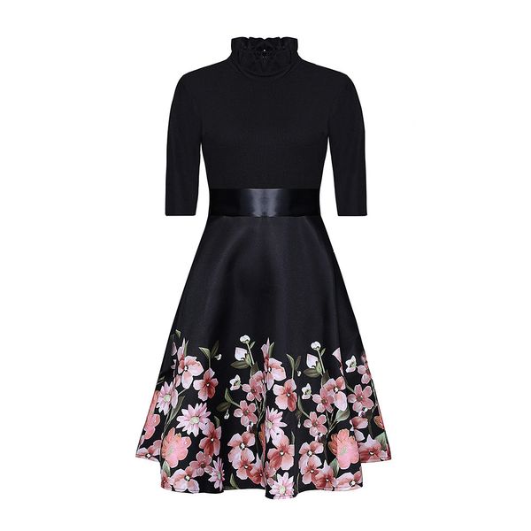 2019 season a a-line skirt suit-dress long sleeve thin self-cultivation split joint printing in sleeve dress, White;black
2019 season a a-line skirt suit-dress long sleeve thin self-cultivation split joint printing in sleeve dress, White;black
