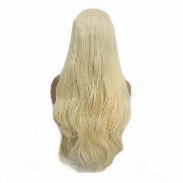 blonde synthetic lace front wig middle part high temperature heat resistant fiber hair wigs for women 24inch, Black
blonde synthetic lace front wig middle part high temperature heat resistant fiber hair wigs for women 24inch, Black