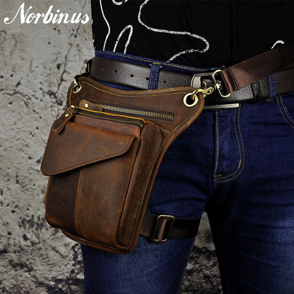 norbinus men's genuine leather messenger shoulder bag travel motorcycle riding fanny pack male cowhide waist thigh drop leg bag
norbinus men's genuine leather messenger shoulder bag travel motorcycle riding fanny pack male cowhide waist thigh drop leg bag