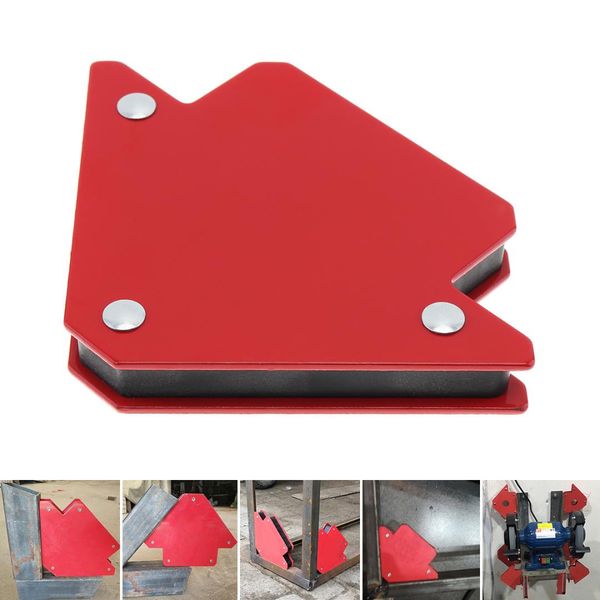 1pcs 25lbs welding magnetic holder strong magnet 3 angle arrow positioner power soldering locator tool
1pcs 25lbs welding magnetic holder strong magnet 3 angle arrow positioner power soldering locator tool