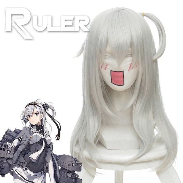 65cm x long anime kantai collection suzutsuki cosplay wig, Black 
65cm x long anime kantai collection suzutsuki cosplay wig, Black