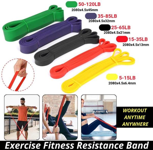 fitness rubber bands resistance band 208cm yoga elastic bands loop expander for exercise sports equipment 5-120 lbs 1set
fitness rubber bands resistance band 208cm yoga elastic bands loop expander for exercise sports equipment 5-120 lbs 1set