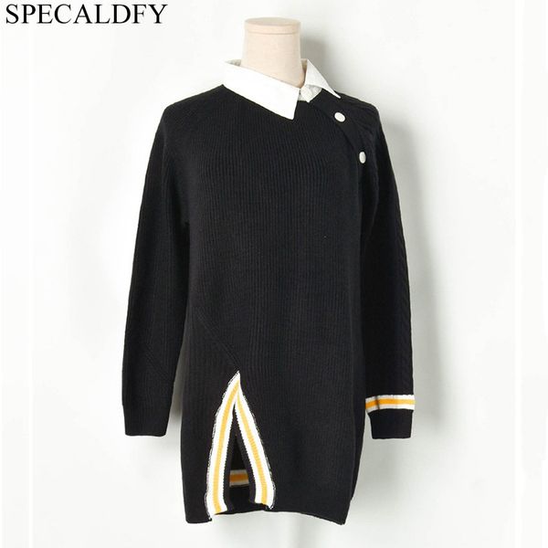 2019 autumn winter long shirt size split pullover long knitted sweater women plus size oversized sweaters jumper pull femme, White;black
2019 autumn winter long shirt size split pullover long knitted sweater women plus size oversized sweaters jumper pull femme, White;black