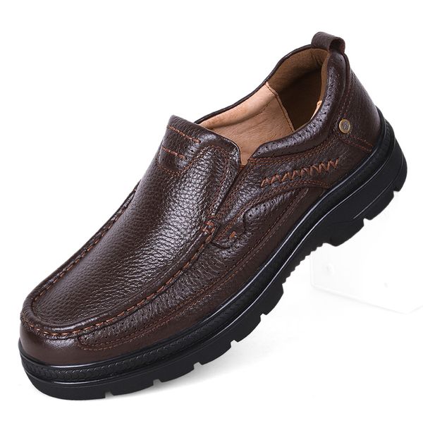genuine leather men shoes soft moccasins loafers fashion brand men flats comfy driving shoes big size 37~49, Black
genuine leather men shoes soft moccasins loafers fashion brand men flats comfy driving shoes big size 37~49, Black