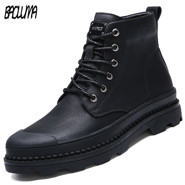 brand new men winter boots plush keep super warm men snow boots outdoor waterproof ankle fashion male basic work shoes, Black
brand new men winter boots plush keep super warm men snow boots outdoor waterproof ankle fashion male basic work shoes, Black