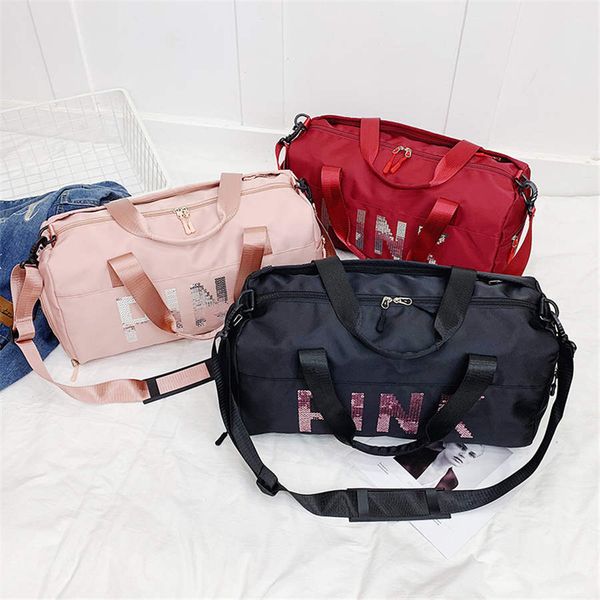new sequins pink design fitness bag fashion sports handbags luggage bag outdoor travel bag
new sequins pink design fitness bag fashion sports handbags luggage bag outdoor travel bag