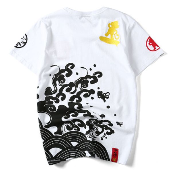 men womens designer t shirts fashion japanese original tide brand monkey t shirt crew neck short sleeve tee wholesale, White;black
men womens designer t shirts fashion japanese original tide brand monkey t shirt crew neck short sleeve tee wholesale, White;black