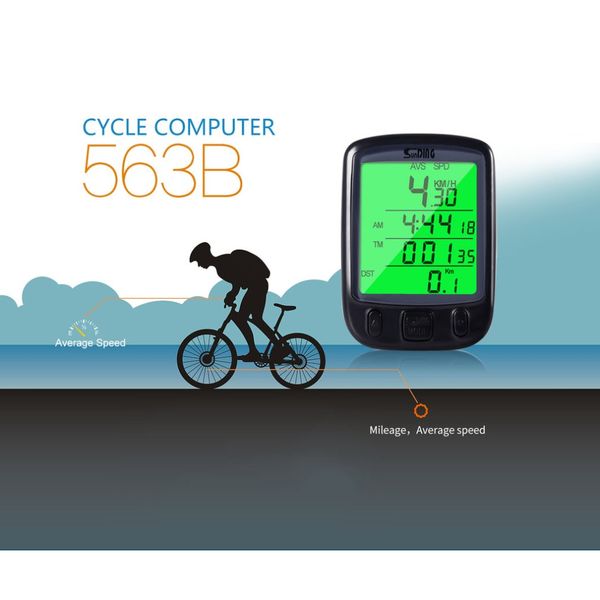 digital counter sd 563b timer switch waterproof lcd display cycling bicycle computer odometer speedometer with green backlight
digital counter sd 563b timer switch waterproof lcd display cycling bicycle computer odometer speedometer with green backlight