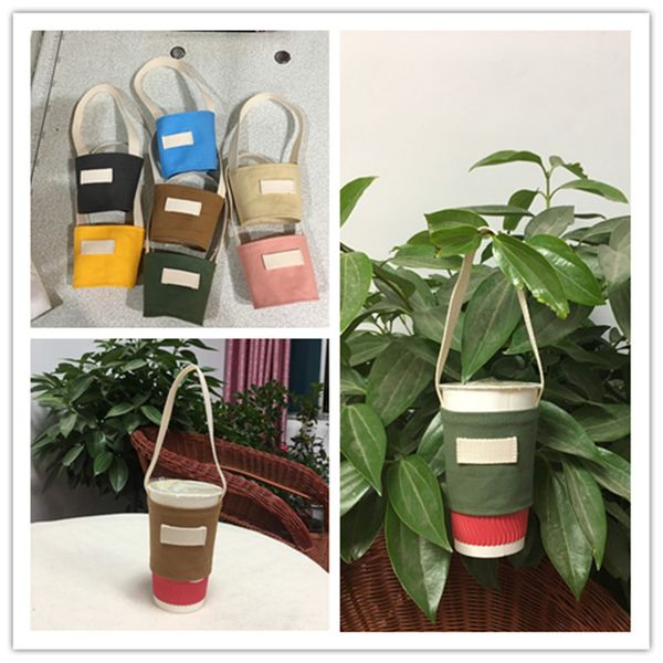 canvas cup drinkware bag with handle handmade canvas cup pouch milk tea cup bag
canvas cup drinkware bag with handle handmade canvas cup pouch milk tea cup bag
