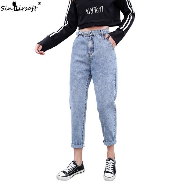 women casual loose jean haram pants female high waist ankle-length denim pants light dark blue trousers spring summer new 2019
women casual loose jean haram pants female high waist ankle-length denim pants light dark blue trousers spring summer new 2019