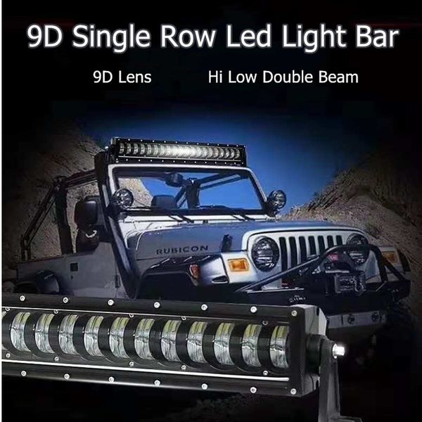 9d 4x4 offroad hi low beam single row led work light bar for jeep trucks suv atv 12v 24v trailer motorcycle car external lights
9d 4x4 offroad hi low beam single row led work light bar for jeep trucks suv atv 12v 24v trailer motorcycle car external lights