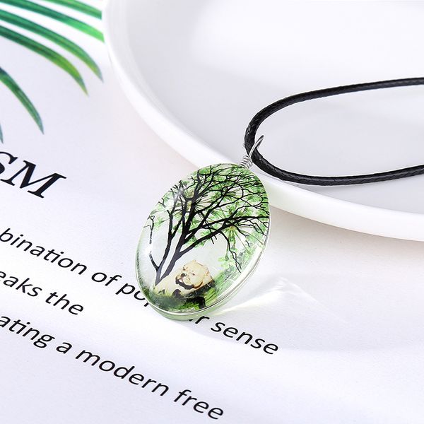 creative handmade oval dry flower time gem stone necklace fashion plant life tree animal clear glass pendant necklace jewelry, Silver
creative handmade oval dry flower time gem stone necklace fashion plant life tree animal clear glass pendant necklace jewelry, Silver