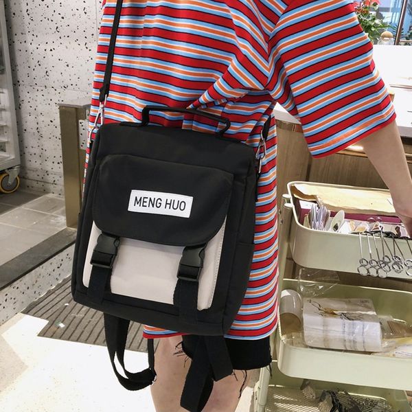 girls schoolbag high school college students shoulder messenger bag wild backpack large capacity cute women crossbody bag 2020
girls schoolbag high school college students shoulder messenger bag wild backpack large capacity cute women crossbody bag 2020