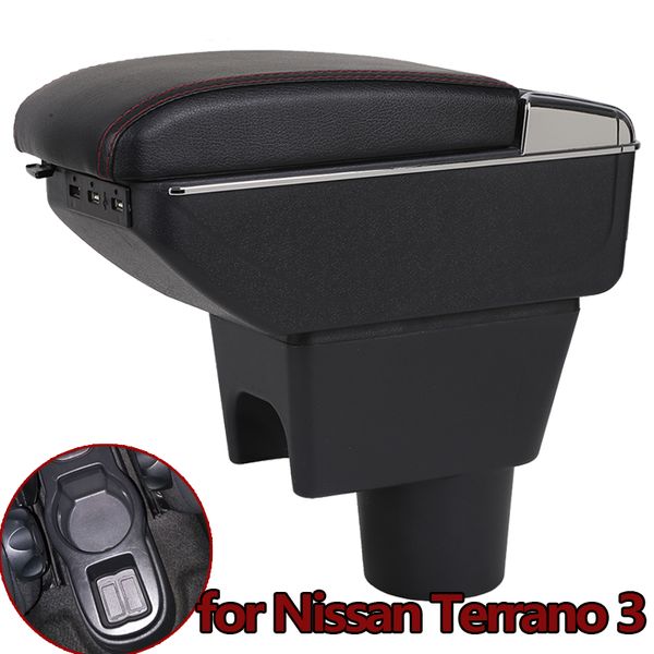 for terrano 3 armrest box universal car brv center console caja modification accessories double raised with usb
for terrano 3 armrest box universal car brv center console caja modification accessories double raised with usb