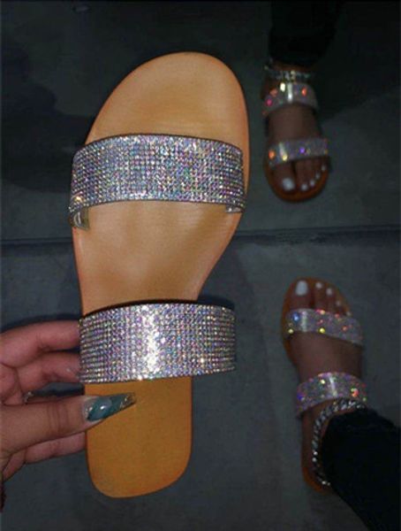 rhinestone slippers 2020 new women fashion wild beach flip flop bright diamond flat bottom outdoor wild student sandals, Black
rhinestone slippers 2020 new women fashion wild beach flip flop bright diamond flat bottom outdoor wild student sandals, Black
