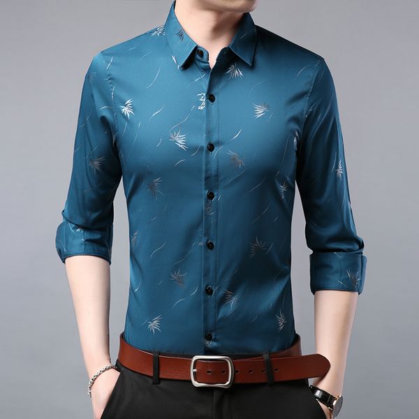 men long sleeve shirt slim fit 2019 spring new business style casual male shirts c009, White;black
men long sleeve shirt slim fit 2019 spring new business style casual male shirts c009, White;black