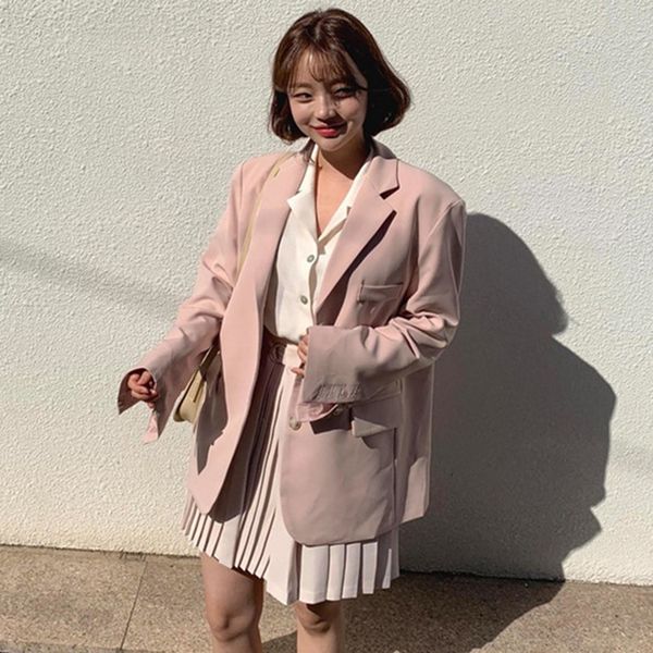 tvvovvin new 2019 spring autumn korea style full sleeve single breasted turn-down collar solid pockets women loose coat d019, Black;brown
tvvovvin new 2019 spring autumn korea style full sleeve single breasted turn-down collar solid pockets women loose coat d019, Black;brown