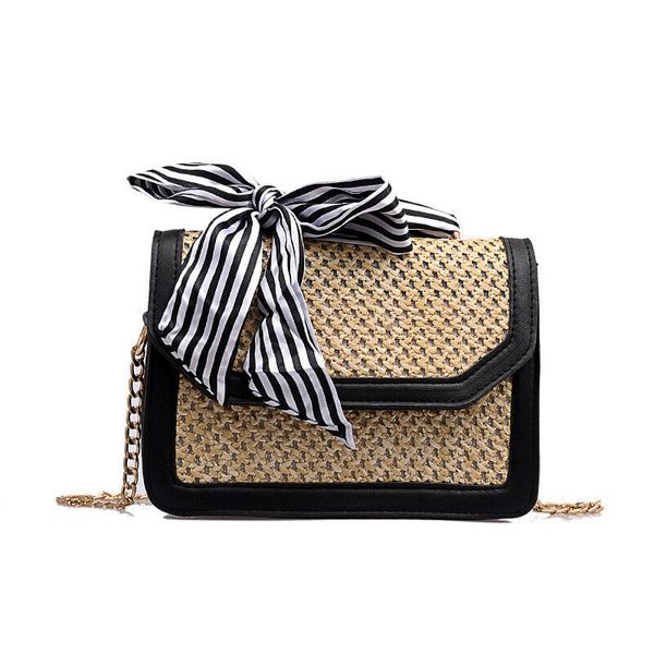 2019 women straw pu patchwork bag bowknot gold chain shoulder bag small handbag girls summer beach crossbody bags
2019 women straw pu patchwork bag bowknot gold chain shoulder bag small handbag girls summer beach crossbody bags