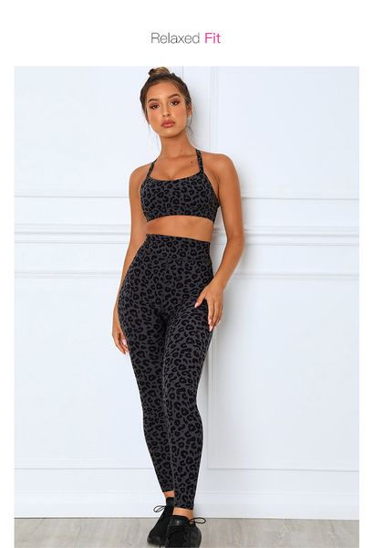 new yoga suit new yoga tight running fitness exercise leopard print set women's fitness suit 2 pieces, Gray
new yoga suit new yoga tight running fitness exercise leopard print set women's fitness suit 2 pieces, Gray