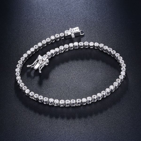 elegant pure 925 silver 17.5 cm tennis bracelets jewelry 2mm round crystal jewellery luxury eternal sterling silver bracelet, Golden;silver
elegant pure 925 silver 17.5 cm tennis bracelets jewelry 2mm round crystal jewellery luxury eternal sterling silver bracelet, Golden;silver