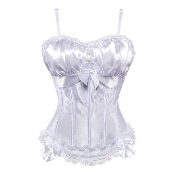 women's overbust corset off shoulder bustier straps exotic zipper vintage style corpetes e corselet halloween costume, Black;white
women's overbust corset off shoulder bustier straps exotic zipper vintage style corpetes e corselet halloween costume, Black;white