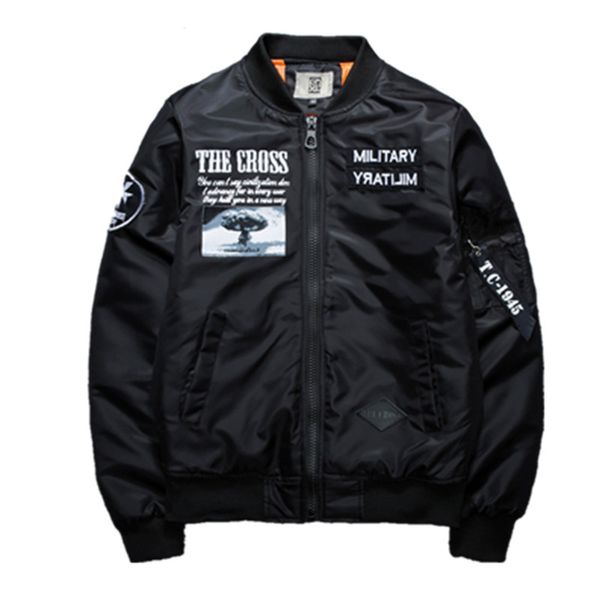men stand collar bomber jackets men coats autumn winter voguesolid male jackets army outerwear thin print, Black;brown
men stand collar bomber jackets men coats autumn winter voguesolid male jackets army outerwear thin print, Black;brown