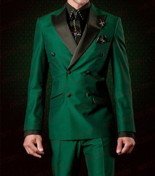 anniebritney shiny green men suits satin slim fit formal groom party prom dress tuxedo set custom large size coat blazer pants, White;black
anniebritney shiny green men suits satin slim fit formal groom party prom dress tuxedo set custom large size coat blazer pants, White;black