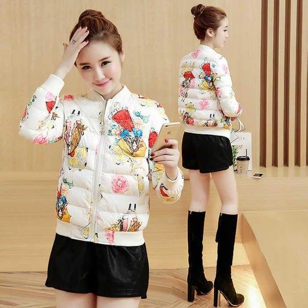 autumn & winter new style korean-style printed versitile fashion cotton coat women's short coat plus-sized off season small cott, Blue;black
autumn & winter new style korean-style printed versitile fashion cotton coat women's short coat plus-sized off season small cott, Blue;black