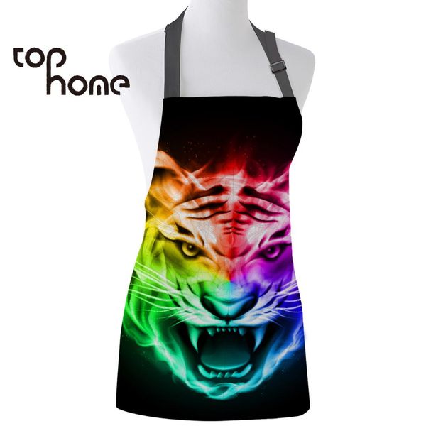 ome kitchen apron colorful tiger printed adjustable sleeveless canvas aprons for men women kids home cleaning tools
ome kitchen apron colorful tiger printed adjustable sleeveless canvas aprons for men women kids home cleaning tools