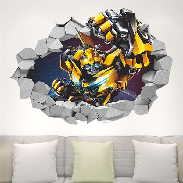 70x50cm 3d трансформатор шмеля giant съемные стены наклейка декор трехмерная сломанный wall transformer стикер стены
70x50cm 3d трансформатор шмеля giant съемные стены наклейка декор трехмерная сломанный wall transformer стикер стены