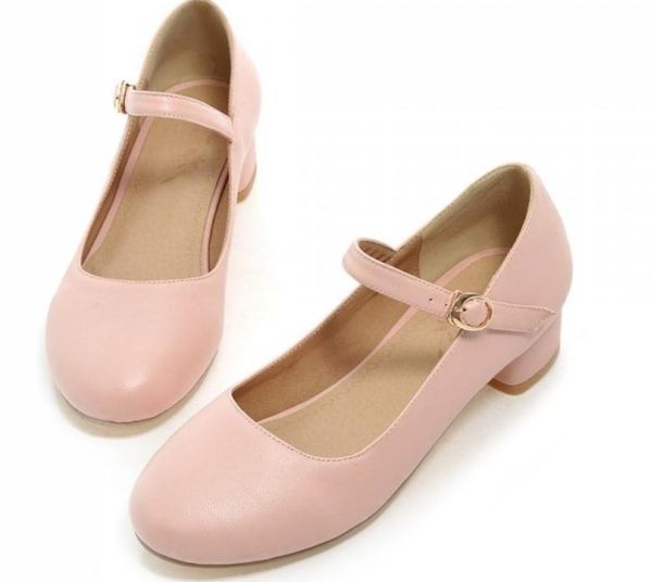 send 2018 new style round head medium-heel coarse heel shallow mouth women's shoes, Black
send 2018 new style round head medium-heel coarse heel shallow mouth women's shoes, Black
